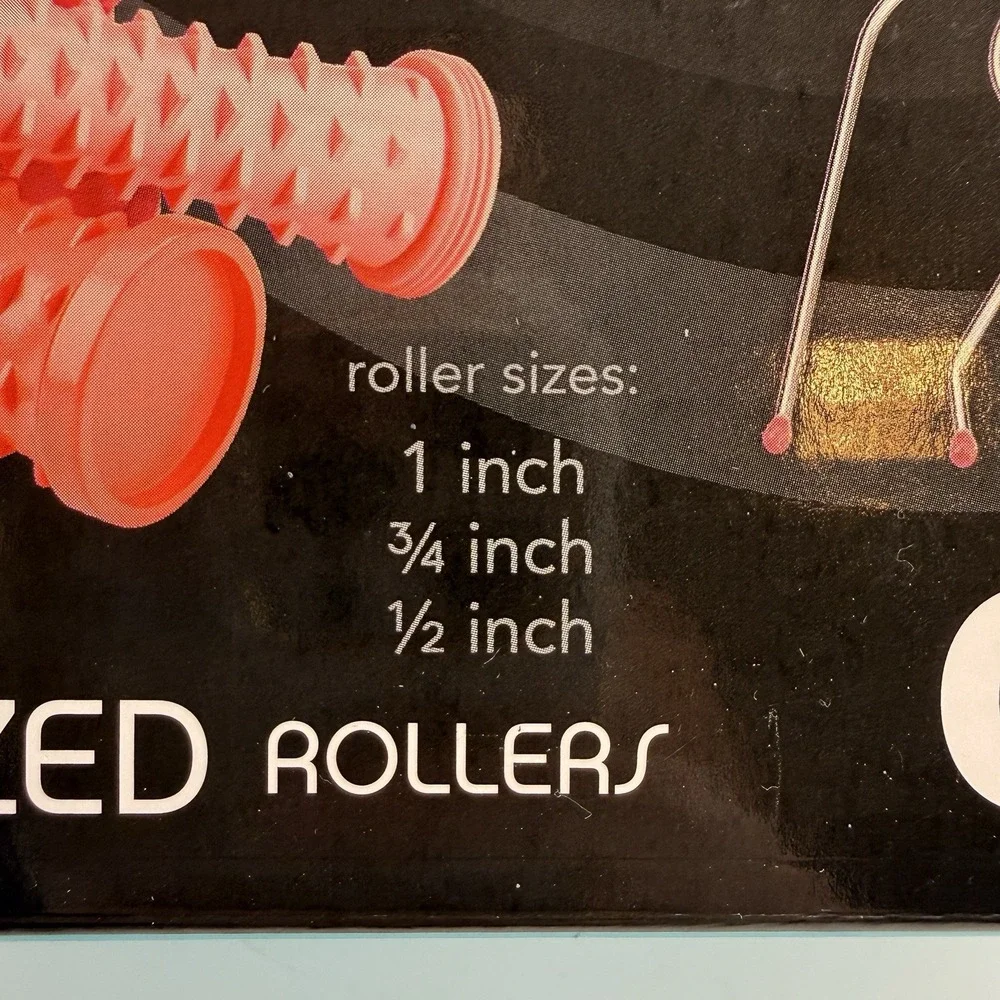 Conair Curls & Waves Multi-Sized Hot Rollers 20 Assorted Rollers Easy Grip HR83S - Picture 4 of 10
